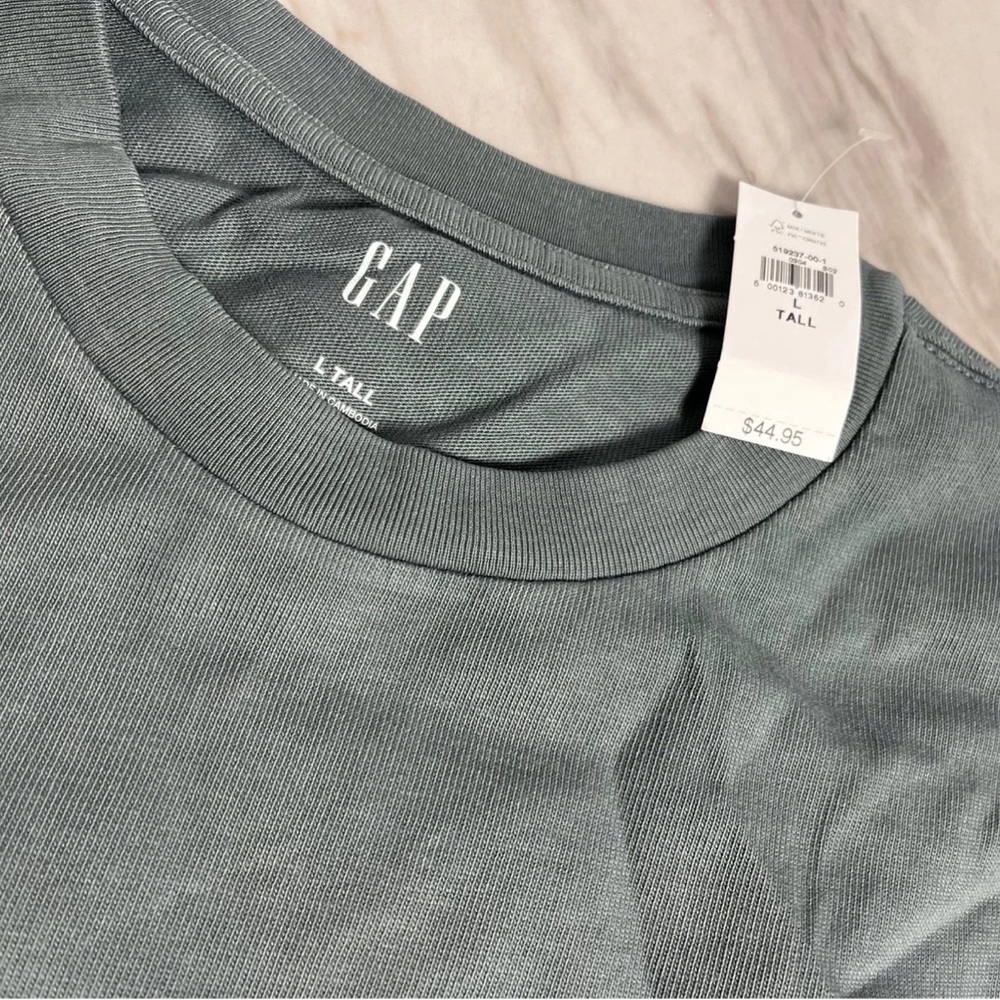 GAP Steel Blue Crewneck Tee